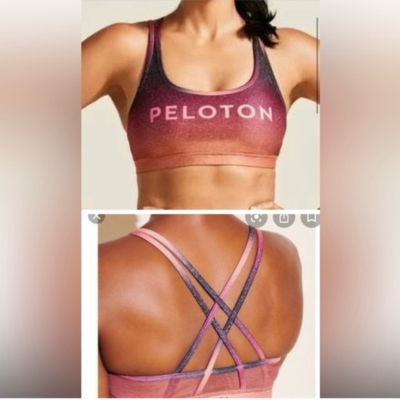 Peloton x WITH sunrise fade sparkle high waist set worn once! - Picture 5 of 9